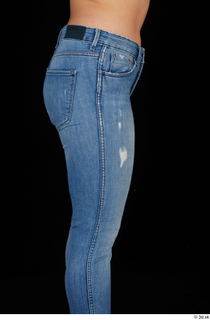 Serina Gomez blue jeans bottom buttock casual dressed thigh 0005.jpg